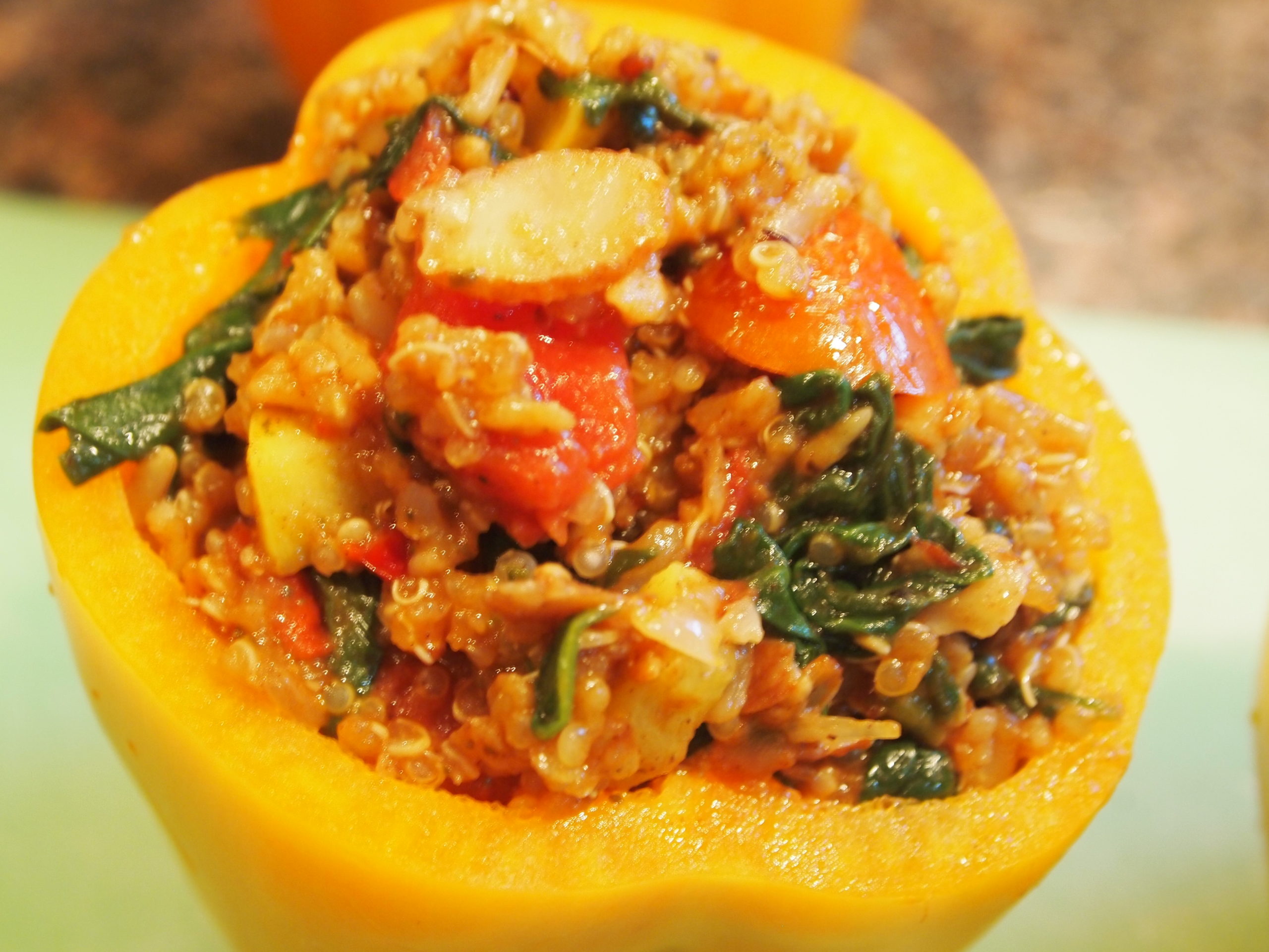 Good Eatin’: Quinoa Stuffed Peppers