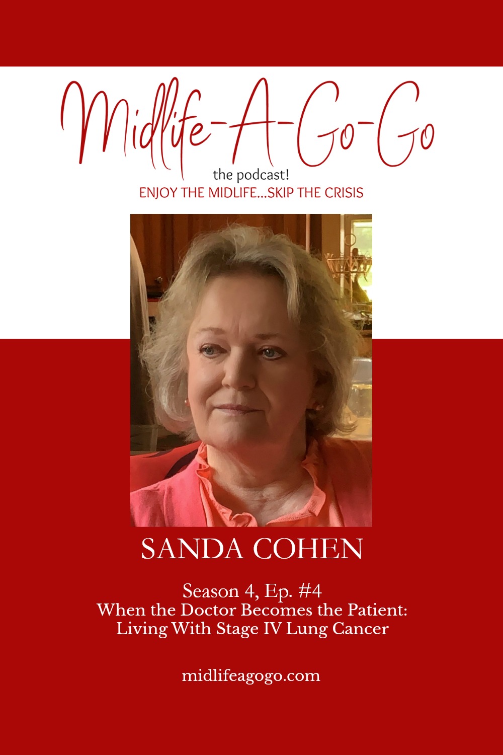 When the Doctor Becomes the Patient: Living With Stage IV Lung Cancer with Sanda Cohen