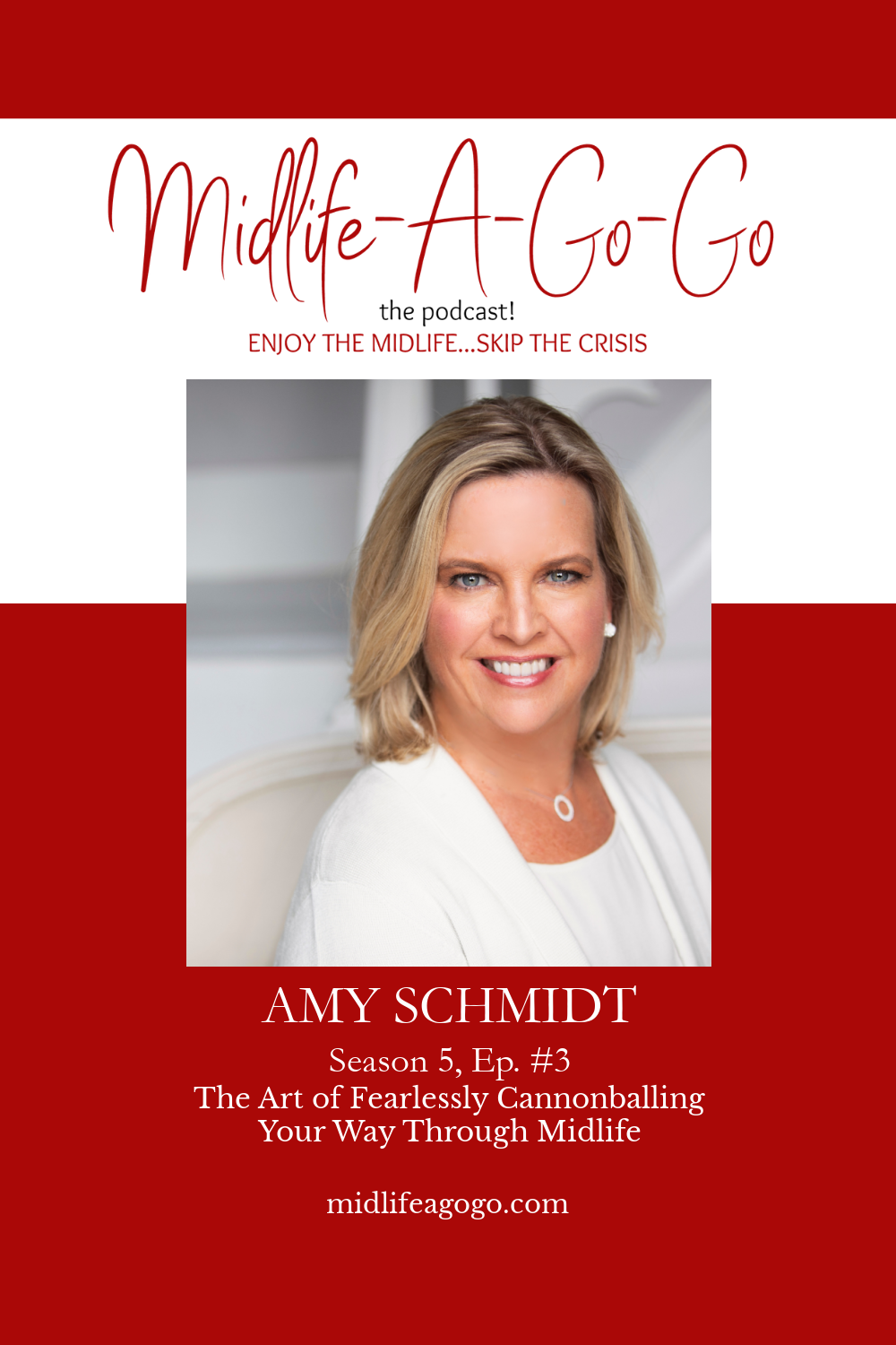 The Art of Fearlessly Cannonballing Your Way Through Midlife with Guest Amy Schmidt