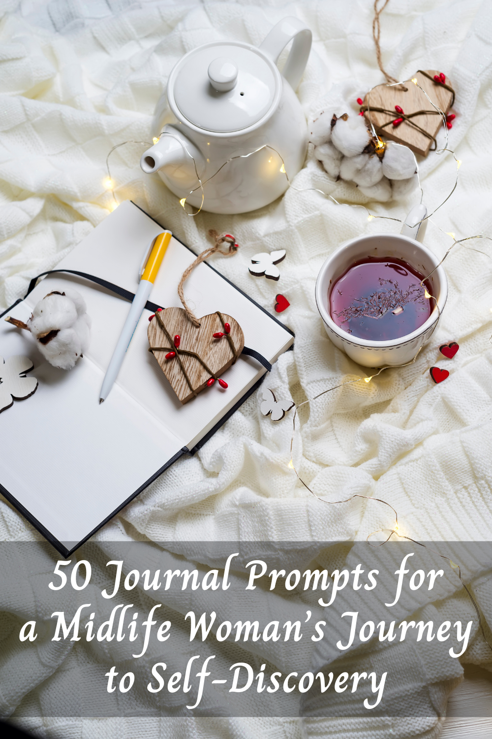 50 Journal Prompts for a Midlife Woman's Journey to Self-Discovery
