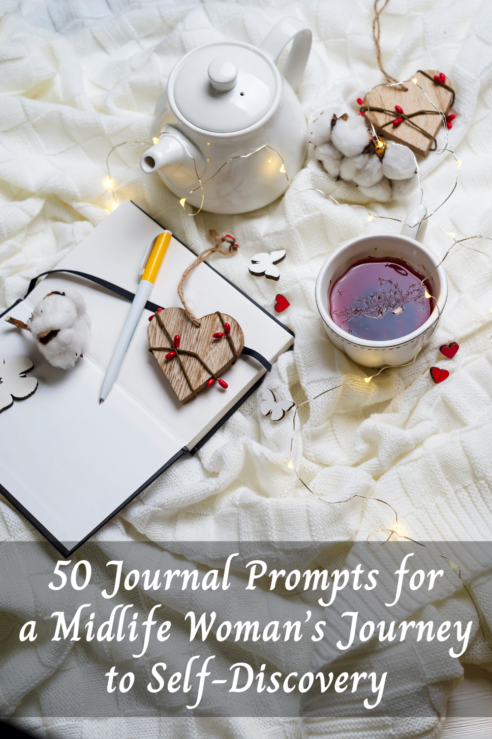 50 Journal Prompts for a Midlife Woman’s Journey to Self-Discovery